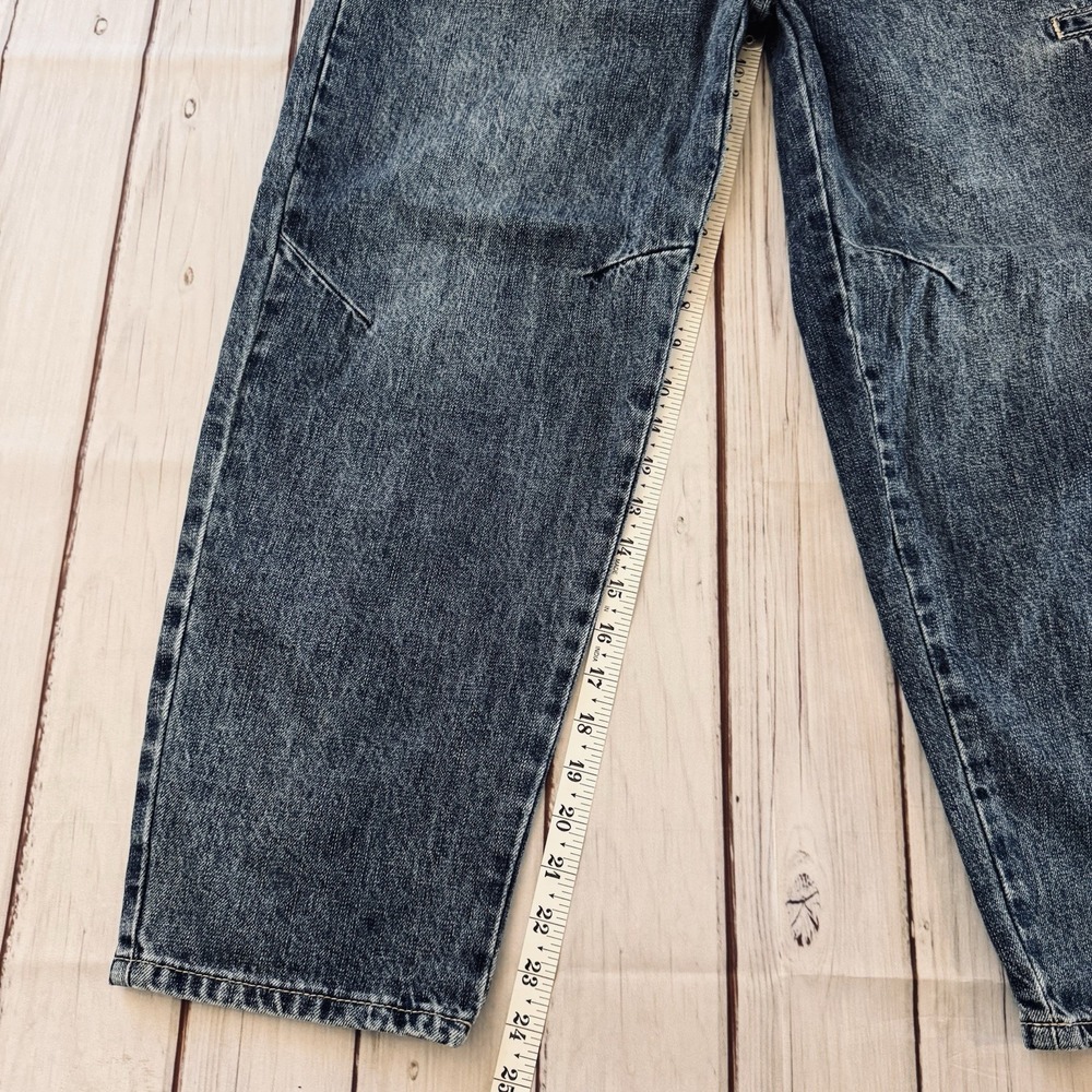 The Fine Print Short Story Barrel Leg Carpenter Jeans Women's 28P Petite NWT - Picture 5 of 11